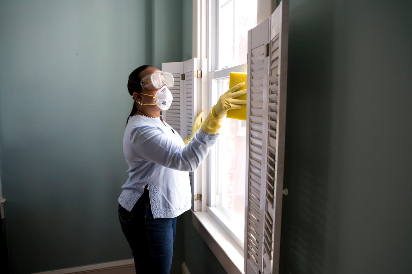 Clean residential living space after a domestic home cleaning visit
